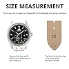 BISONSTRAP Elegant Leather Watch Straps, Quick Release, Watch Bands for Women and Men, 20mm, Black (Gold Buckle) #4