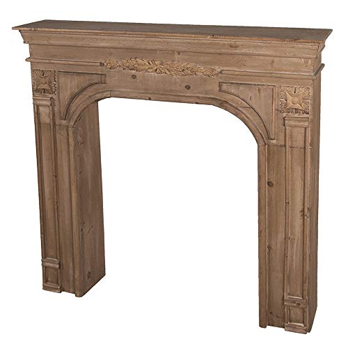 Clayre & Eef Kamin 102 * 18 * 103 cm braun Holz 5H0382B-2