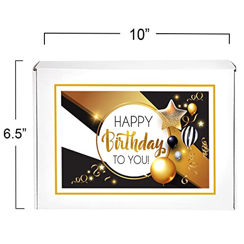 Omcookie Happy Birthday Cookies 6 Pack Gift Basket Gold For Men Women Kids thumb #2