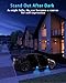 Car Door Lights Logo Projector Puddle Lights Compatible with A1/A3/A4/A5/A6/A7/A8/Q3/Q5/Q7/Q8/R8/TT/A4L/A6L E-Tron Series Accessories, No Fade 4K-HD Car Welcome Lights(4 Pack, Dual Plug)