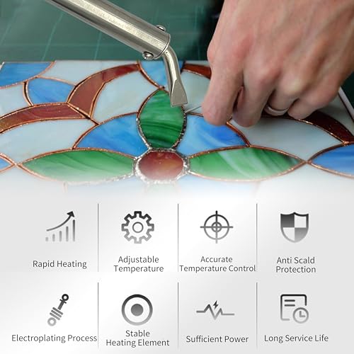 Didozon Soldering Iron For Stained Glass,100W High Power Solder Iron thumb #3