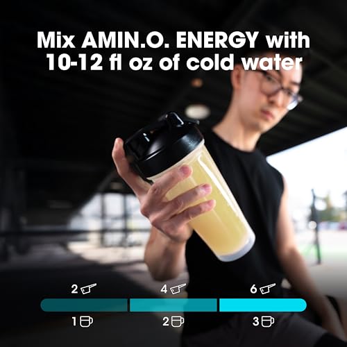 Image of Optimum Nutrition Amino Energy Powder Plus Focus, with BCAA, Electrolytes, and Caffeine, Tropical Lemonade, 30 Servings (Packaging May Vary)