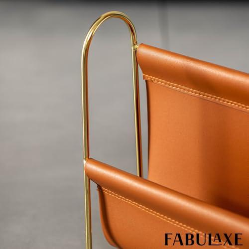 Fabulaxe 9-Inch Magazine Rack, Floor Standing Book Basket, Newspaper Holder and File Holders - Nursery Decor, Desk Accessory, Living Room and Guest Room Essentials, Home Office, and Waiting Areas by Fabulaxe - Image 7