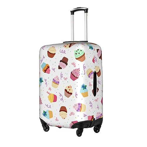 Delicious Cupcakes Print Luggage Cover Washable Suitcase Anti-Scratch Suitcase Cover Protective Cover Fits 18-32 Inch2