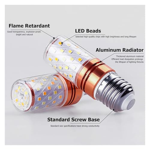 Ampoule LED E27 20W à intensité variable pour lustre moderne - 5
