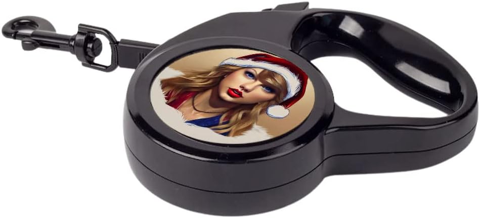 Cute Girl Retractable Pet Leash - Christmas Leash - Cool Dog Leash - 118 inches