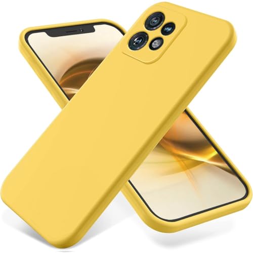 Motorola Edge 40 Pro �Ή��d�b�P�[�X�A���h�~���^�X�����t��TPU�\�t�g���o�[�W�F���t���J�����ی�o���p�[�s���A�J���[�V���v���J�o�[���X�g�o���h�t��(Yellow)
