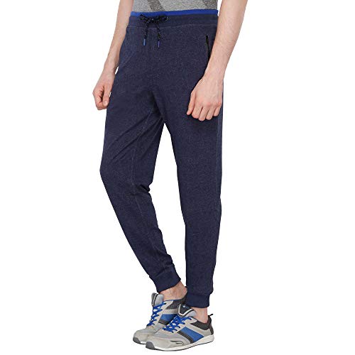 Image of Van Heusen Men Athleisure Quick Dry Regular Fit Joggers - Media Pocket, Drawstring Waist
