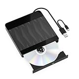 Taopjwr External Blu Ray Drive, Blu Ray Burner Support 50G Disc Read/Write, External Blueray/DVD Drive for PC, External Blu Ray Drive for Windows MacOS Linux Laptop Desktop