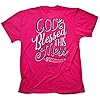 Cherished-Girl-womens-Classic-Fit-T-shirt Cherished Girl Women's God Blessed This Mess T-Shirt - Heliconia - Small