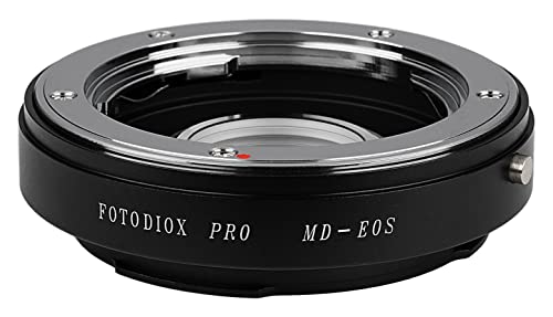 Fotodiox Lens Mount Adapter, Minolta MD, MC Rokkor to Canon EOS DSLR Camera, for Canon EOS 1D, 1DS, Mark II, III, IV, 5D, Mark II, III, 40D, 50D, 60D, 70D, Digital Rebel T2i, T3, T3i, T4i, T5i, SL1, C300, C500