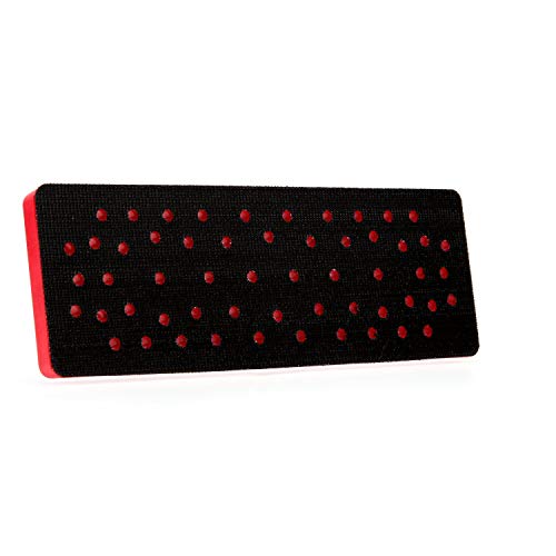 3M Hookit Clean Sanding Pad, 33 Holes - For Orbital and Random Orbital Sanders - Hook and Loop Attachment - 70mm x 198mm x 12.7mm - 28531