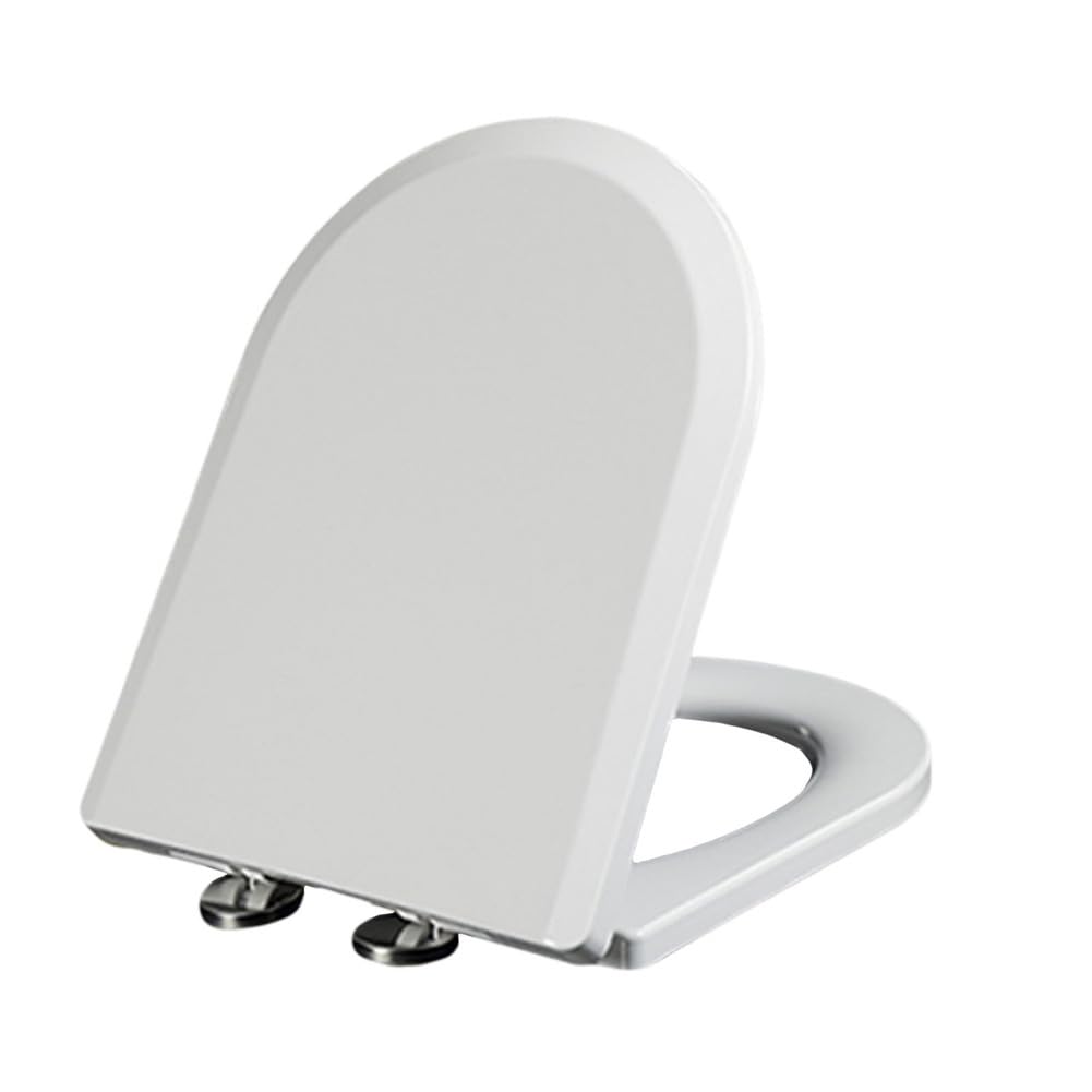 Ldhsjh Onecolor Soft Close Close, Adjustable Hinges White Easy Cleaning, Lightweight, Durable, Portable, User-Friendly, Compact, Shaped, Toilet, Seat, 5X44cm, 360