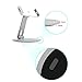 Stouchi Tablet Stand, 360°Tablet Swivel Base Holder Galaxy Tab S8, Adjustable Desk Mount for iPad Mini 2021,Galaxy S22, POS Kiosk, Surface Pro 4, iPad Pro/Air fits 4-14” Tablet & Phone Silver