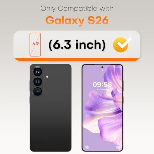Image of Mr.Shield Align-X Screen Protector for Samsung Galaxy S25 and S24 | (2 Pack) Tempered Glass, 10H Hardness Guard, Military Grade Protection, Easy Install, Case-Friendly, Anti-Static