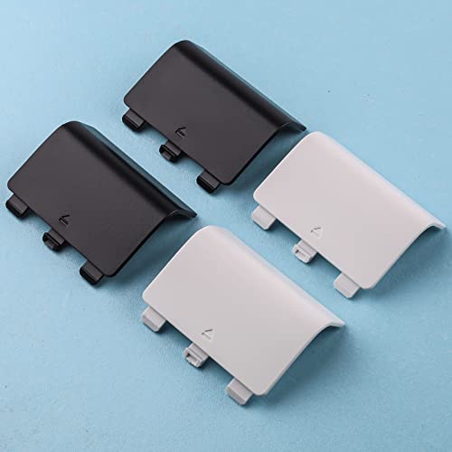 image for Trenro 4 Pack Battery Cover for Xbox One, One S, One X Controller, Bat