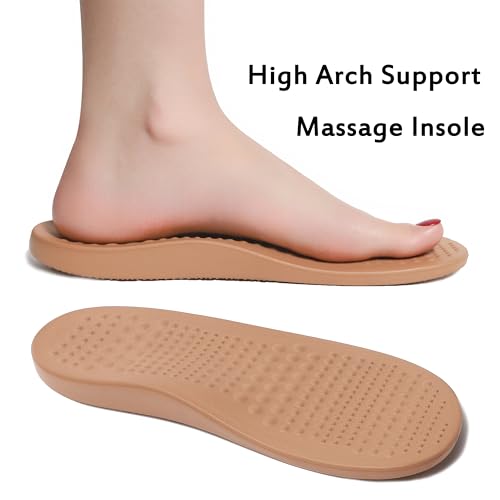 Women Men Orthopedic Clogs Arch Support Garden Shoes Sandals Slippers with Plantar Fasciitis Insoles2