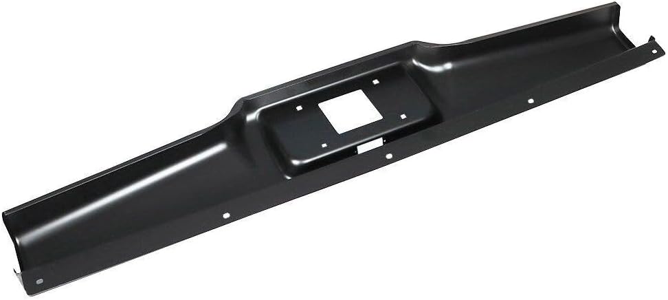 Rear Steel Bumper Roll Pan w/for Chevy for GMC for Sonoma 1991-1993 for S15 1982-1990 Pickup Black