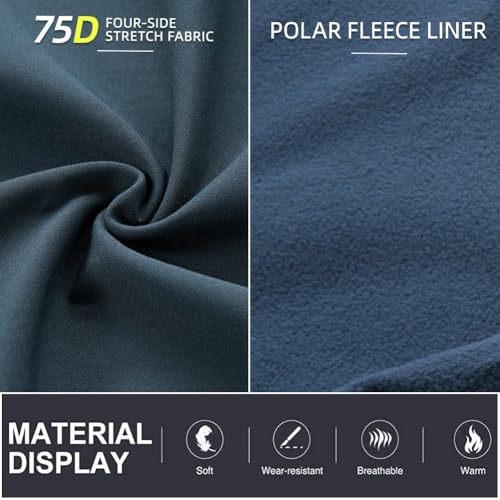 CAMEL CROWN Womens Fleece Lined Softshell Jacket Hooded Waterproof Windproof Lightweight Insulated Winbreaker Hiking Camping3