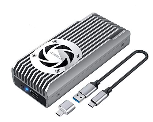 ineo M.2 NVMe (PCIe) SSD Enclosure Built-in Cooling Fan and Write Protection Switch [C2598-NVMe]