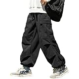 [HMT] ズボン コーデュロイパンツ カーゴパンツ ロングパンツ メンズ オーバーサイズ ワイドパンツ リラックスパンツ ガウチョパンツ スウェットパンツ スポーツパンツ アウトドア 調整紐 ウエストゴム 人気 無地 春服 秋服 冬服 (JP, アルファベット, L, #303：ダークグレー)