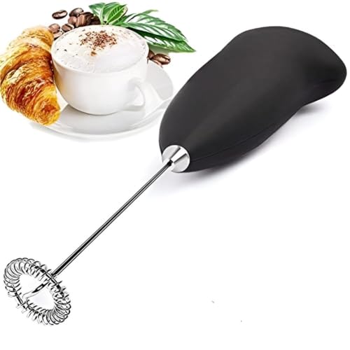 Image of AMT Crafts Electric Coffee Beater for Milk, Latte, Cappuccino & Egg Mixing - Handheld Frother(Fitting Sized Batteries to Use, NO Batteries PROVIDED)
