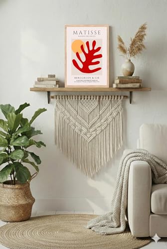 Image of BLINKART Henri Matis Aesthetic Modern Art Walls With Frame | Natural Wood Texture | Living Room Bedroom Office Wall Decoration | Poster Home Decor Frames Wall Bedroom | 12x8 Inches (D237)