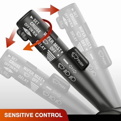 Image of Nilight Turn Signal Switch for 1995-2000 Chevy GMC Suburban C /K Series | Fit 1995 1996 1997 1998 1999 2000 Tahoe Express Astro Safari Savana Yukon Cadillac Escalade 1995-1997 Blazer S10 Jimmy Sonoma