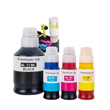 Kit Refil Tinta para Impressora Canon Mega Tank G3160 G2160 Compatível GI-11
