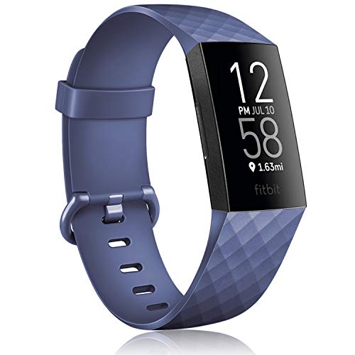 for Fitbit Charge 4/Charge 3/Charge 3 SE oh xg poh _炩 TPU oh \ FI X|[coh (Small, )