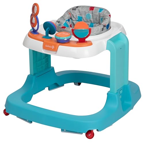 Image of Safety 1st Ready, Set, Walk! DX Developmental Walker, Grey Geo