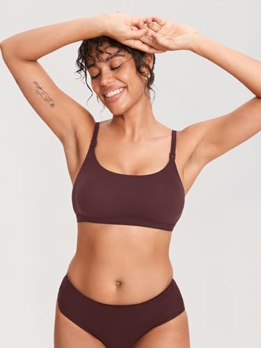 Image of MOMANDA Inbarely Seamless Nursing Bras for Breastfeeding Soft Unlined Maternity Bralettes for Pregnancy and Postpartum