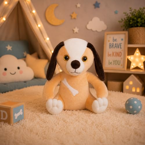 Image of Teddy Bone Dog Super Soft Plush Toy for Kids