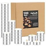 100 Pack Tealight Candles Tea Lights Candles Unscented Paraffin Candles for Wedding, Christmas, Home