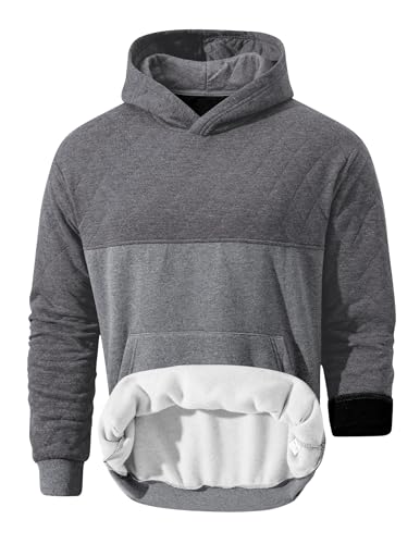 Men's Casual Hooded Collar Sweatshirts Long Sleeve Drawstring Pullover Graphic Hoodies with Pockets4