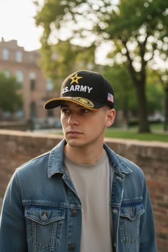 Image of US Army Veteran Hat for Men - Officially Licensed Military Baseball Cap, for Veterans