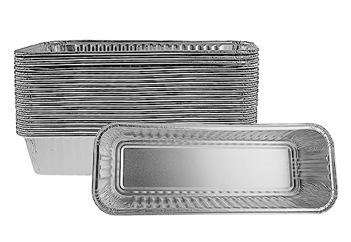 Mixrbbq 20-Pack Grease Liners Heavy-Duty Disposable Aluminum Foil Drip Pans For Camp Chef Portable Grill #TOP1