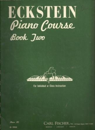 Eckstein Piano Course Book Two B000H4MUO8 Book Cover