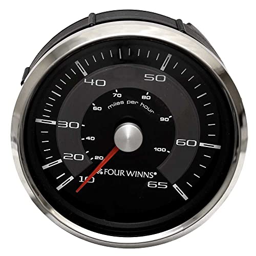Faria Boat Speedometer Gauge SE9862A | Four Winns Oversized 4 1/4 Inch