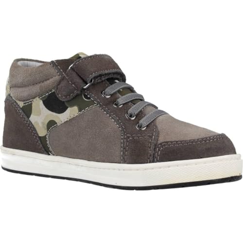 Chicco 1068194C Gris : bottes bébé en cuir uni avec scratch - 5