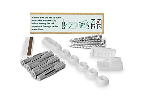 Stas Multirail - Lighting And Hanging Picture Rail System - 78.75" - Silver #TOP1
