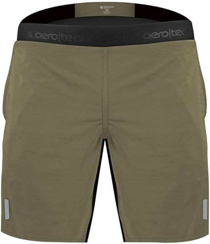 AEROTECHDESIGNS Pantalones cortos MTB para hombre Carcasa para bicicleta de montaña y forro acolchado Fabricado en Estados Unidos
