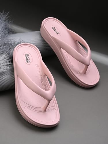 Image of Women Comfortable Thong Slippers with Cushioned Footbed, Lightweight Everyday Wear Slippers for Indoor and Outdoor Use, Soft Strap Casual Flip Flops
