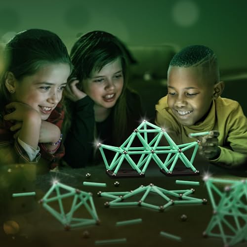 Geomag Glow 25 Pièces Jeu de Construction Magnétique Phosphorescent pour Enfants dès 100% Plastique Recyclé Brille dans Le Jeux Aimantés STEM Fabrication Suisse - vue 5