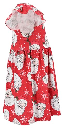 Image of Unique Baby Girls' Short Sleeve Everyday Printed Dresses for Kid and Toddler, Sizes 2T-12Y
