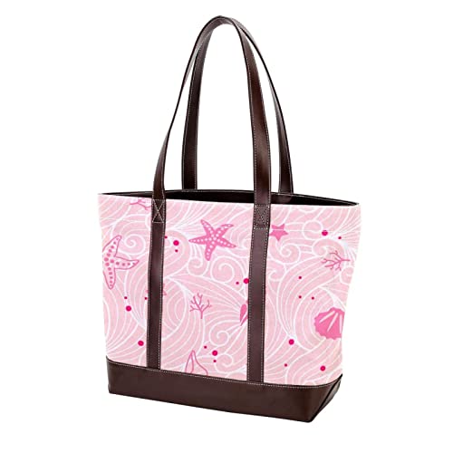 Sac à main femme mode tote bag épaule satchel Coeur Rose Saint Valentin