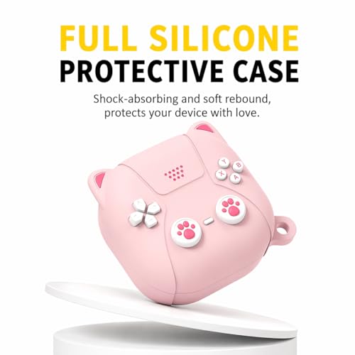 Image of Silicone Case Cover for Samsung Galaxy Buds Core (2025) (Cat Lavender)