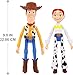 Posable Woody & Jessie Action Figure Set, 7-Inch Scale, Authentic Pixar Characters