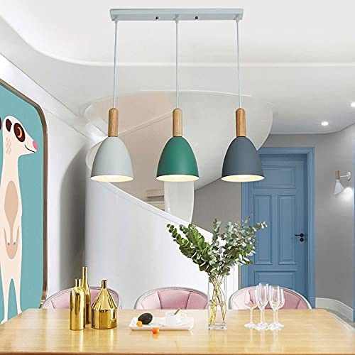 Lustre suspension LED E27 à hauteur réglable pour îlot de cuisine