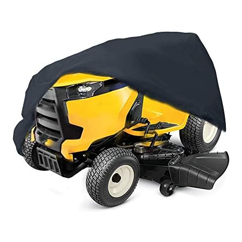 2win2buy Lawn Mower Cover Waterproof Heavy Duty Push Lawn Mower Covers - UV & Dust & Water Resistant, Weather Resistant,Universal Fit with Drawstring Storage Bag (Riding Lawn Mower Cover) Cover